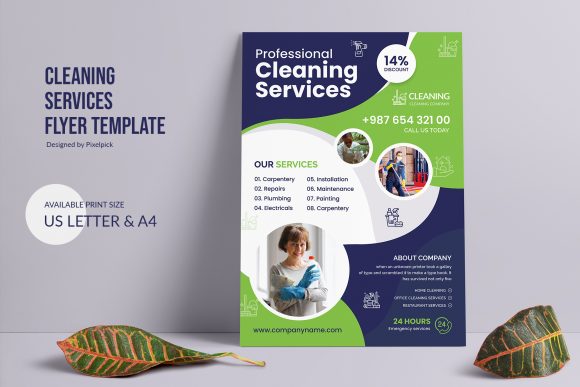 Effective Marketing with a Professional Cleaning Service Flyer
