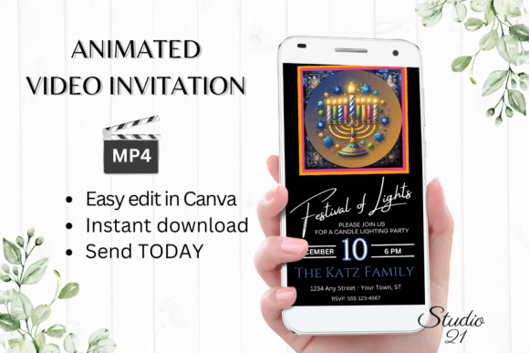 Electronic Hanukkah Invitation: Your Modern Digital Template Guide