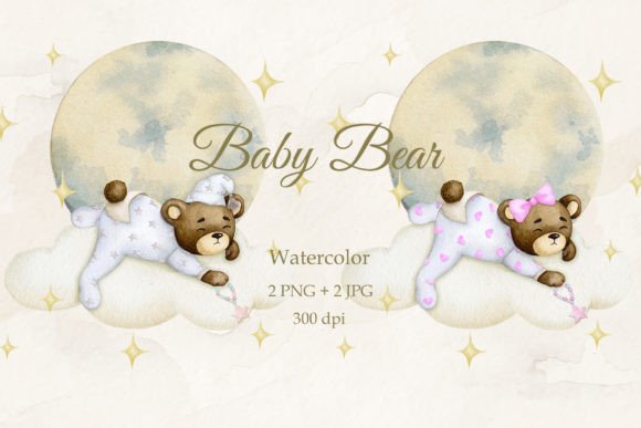 Enchanting Teddy Bear Watercolor Art for Creative Projects