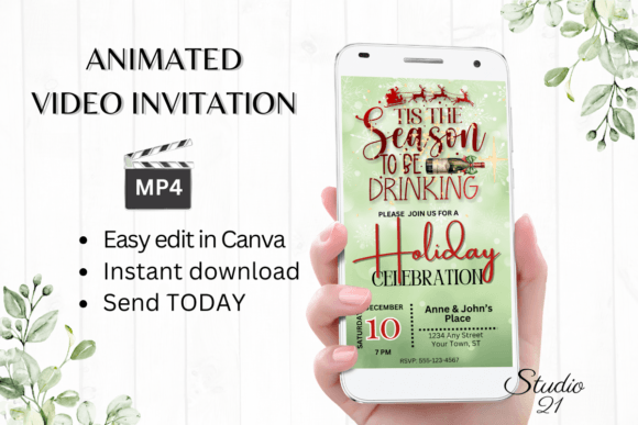 Instant Festive Invites: The Digital Holiday Party Solution