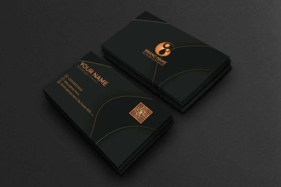 Mastering Professional Elegance: The Dark Business Card Template