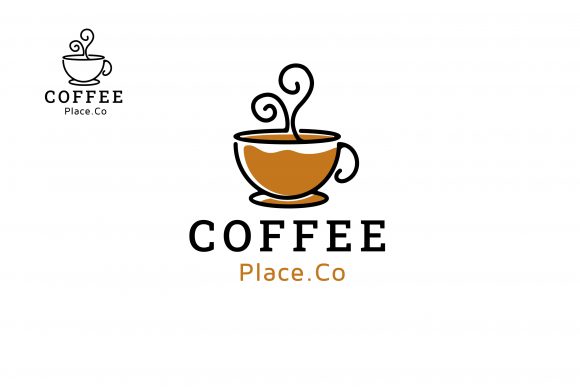 Monoline Coffee Logo Design: A Vector Asset for Modern Branding