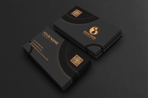 Premium Dark Business Card 2023: A Modern Branding Essential