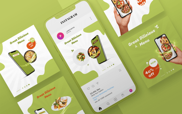 Restaurant and Food-Social Media-03-22: A Versatile Kit for Visual Brands