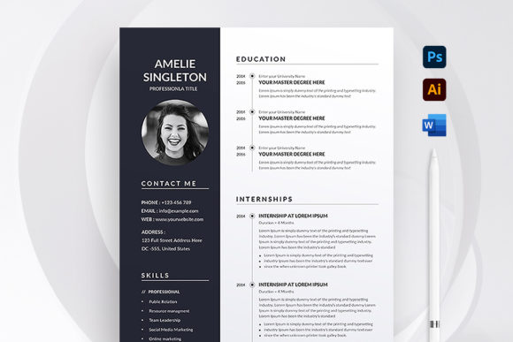 Resume Template | Modern Resume: Craft Your Professional Narrative